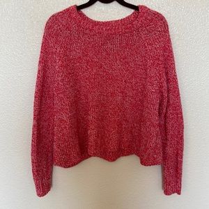 U.S polo assn. women’s cropped knit sweater